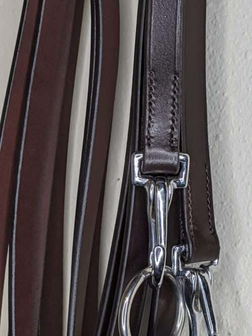 Avignon Leather Draw Reins Brown