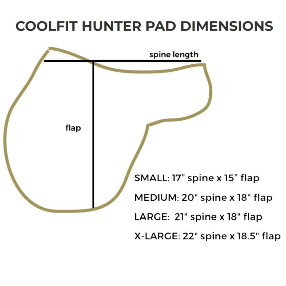 coolfit hunter pad dimensions