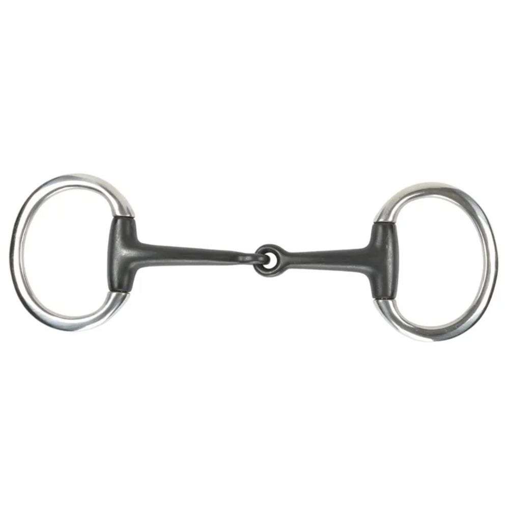 eggbutt black sweet iron bit