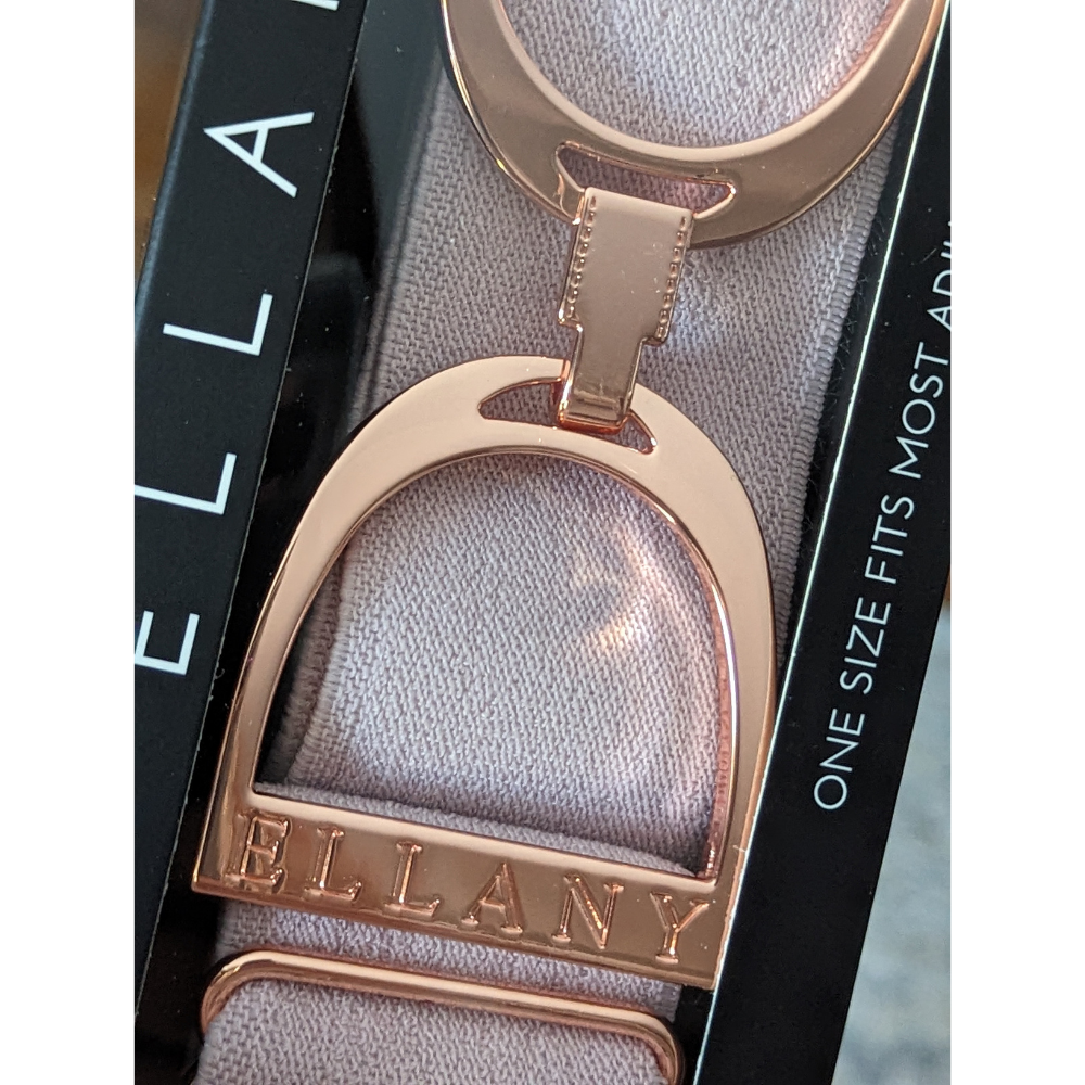 ellany pale pink rose gold stirrup