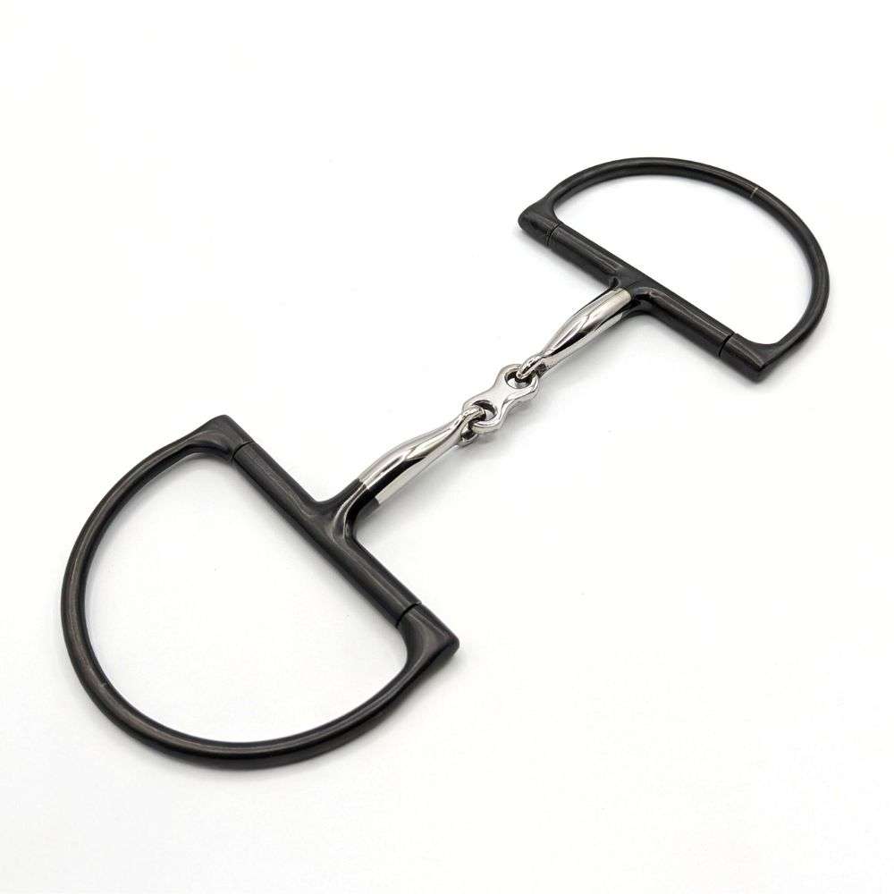 hunter dee black cheek french link bit