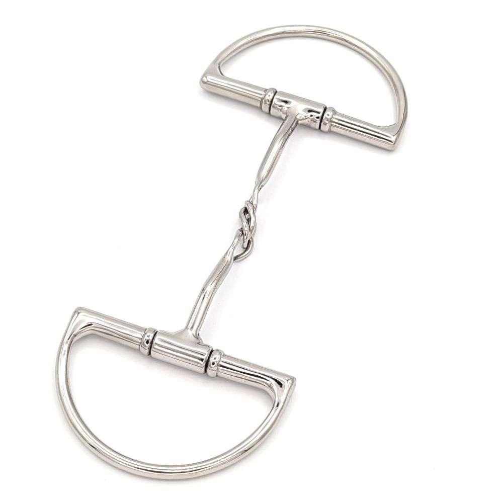 hunter dee skinny curb links bit angled view