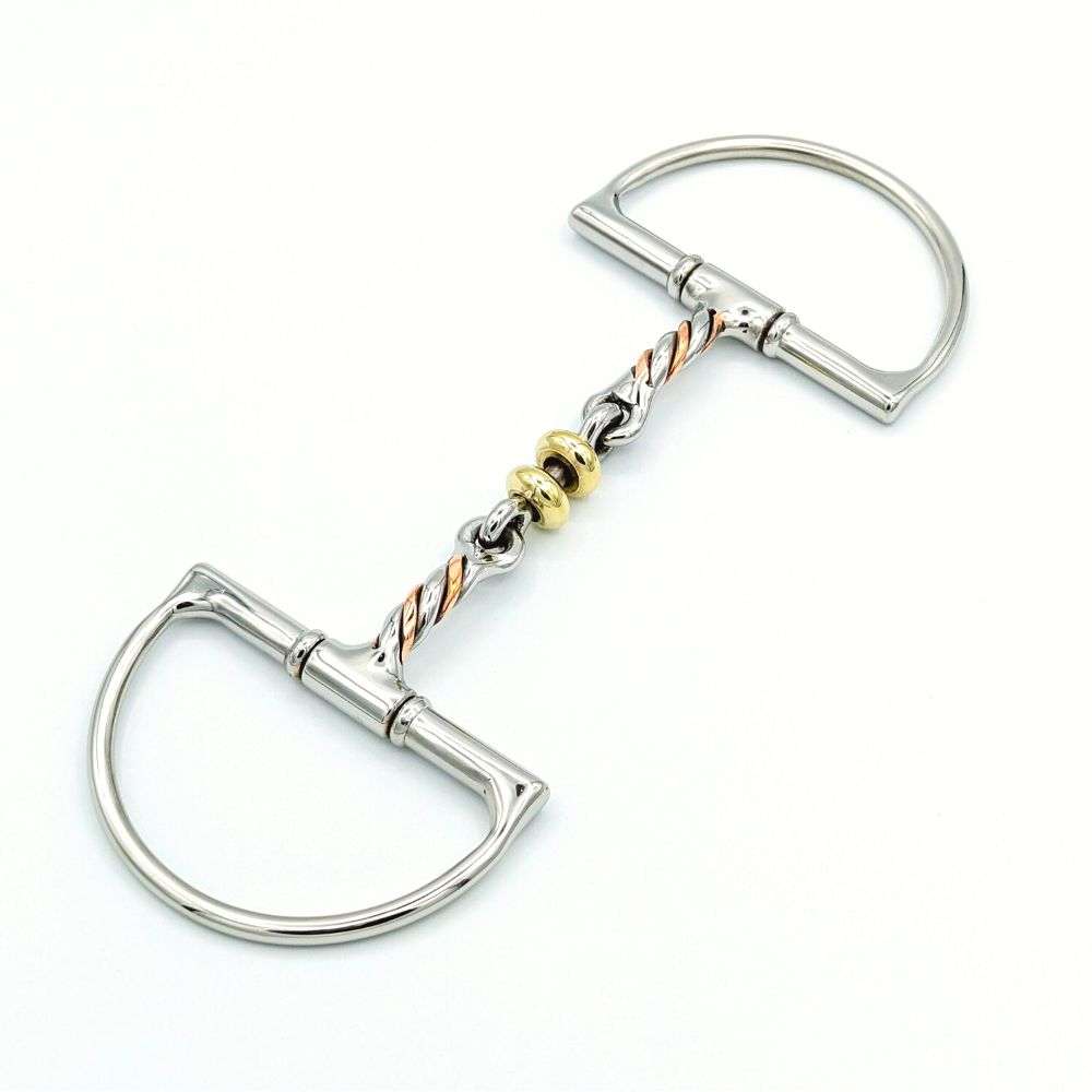 hunter dee smooth copper twist brass rollers closeup