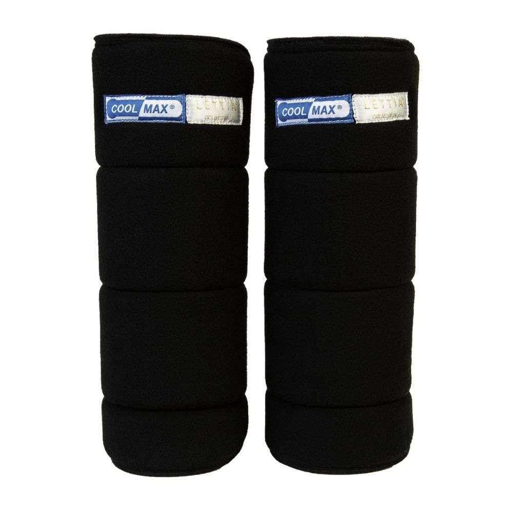 lettia coolmax no bow leg wraps black