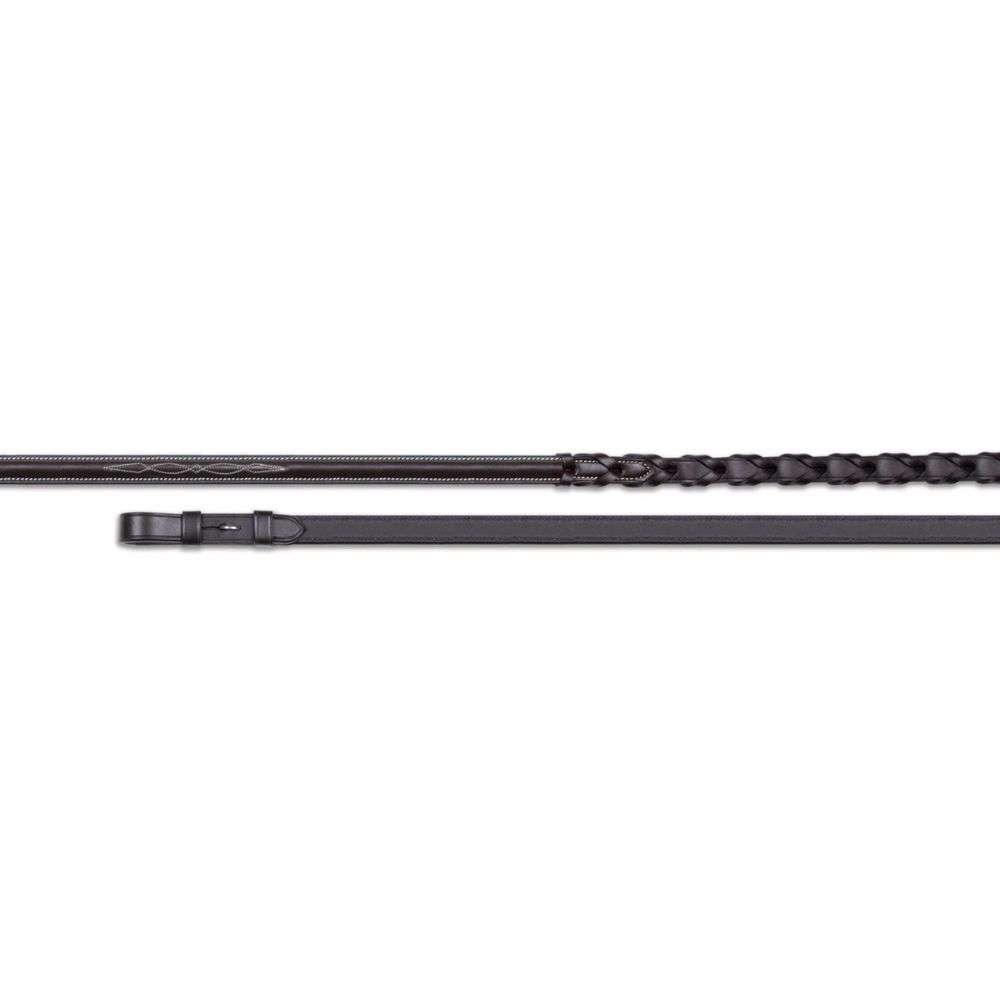 velociti lusso fancy stiched laced hunter reins