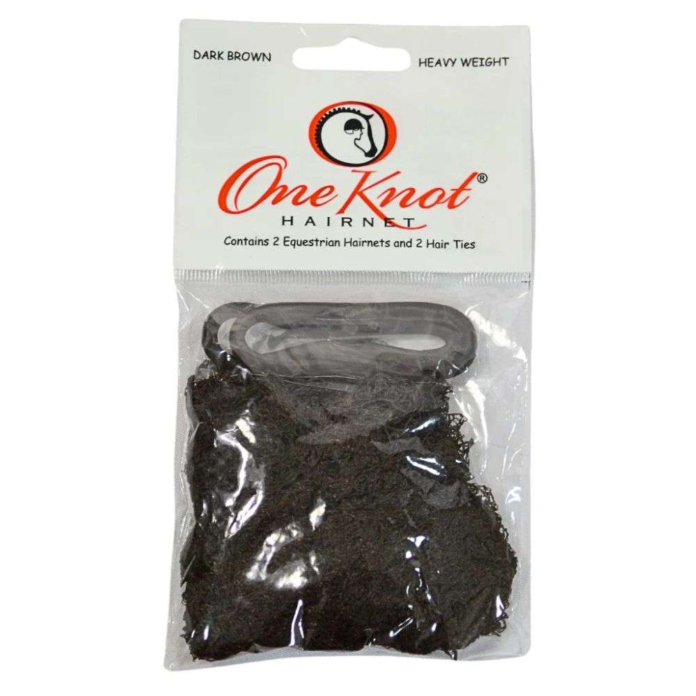 one knot hair nets dark brown