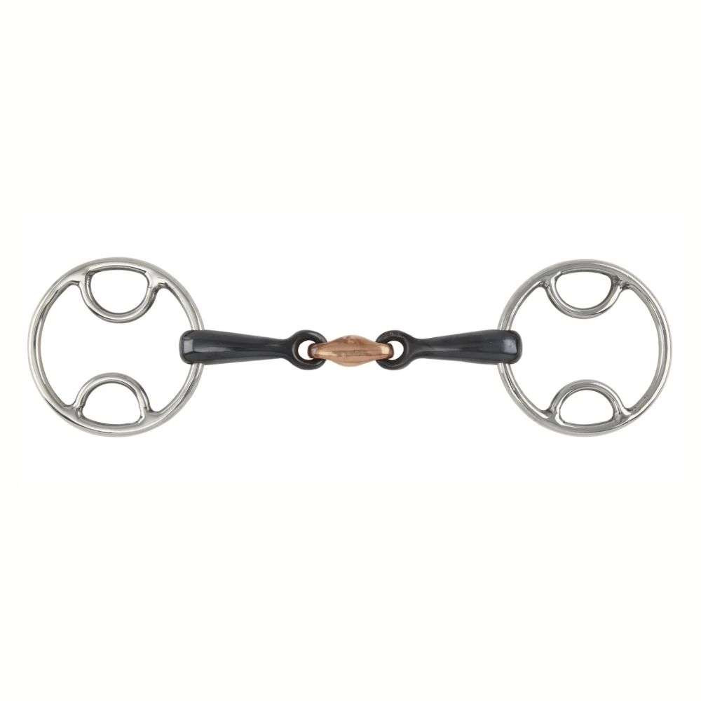 bevel smooth black sweet iron with copper peanut