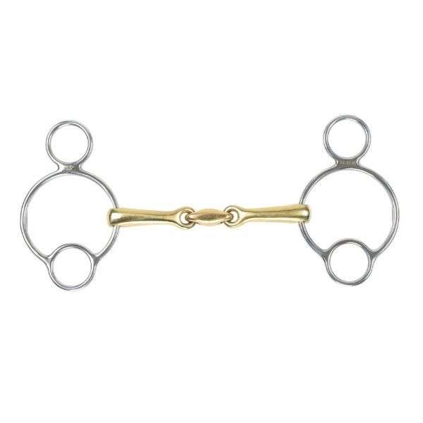 universal gag brass peanut bit