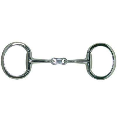 eggbutt french link snaffle bit