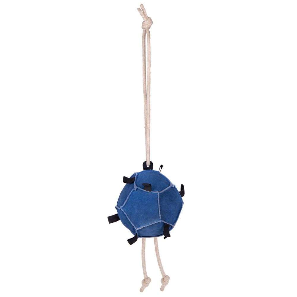 qhp carrot ball horse toy blue