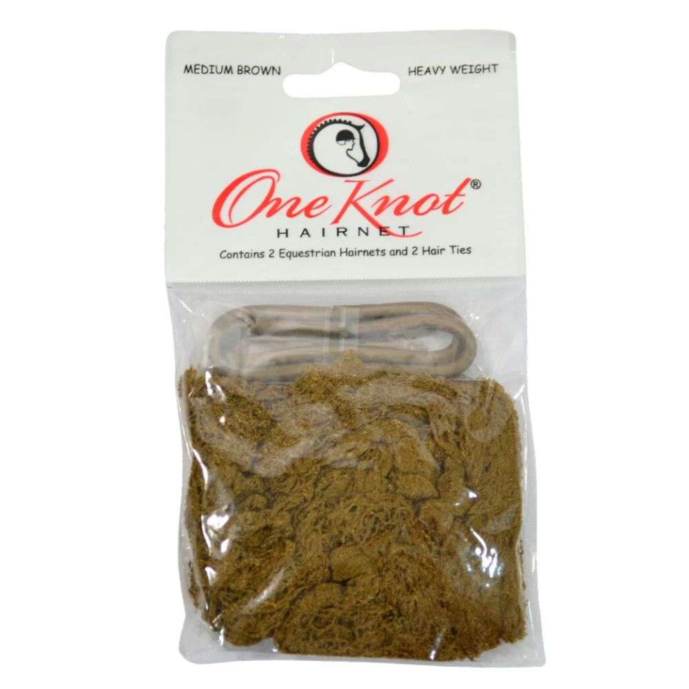 one knot hair nets medium brown