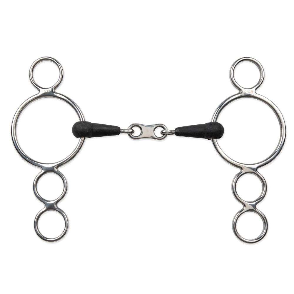 3 ring equikind+ french link gag bit