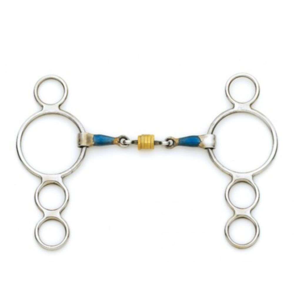 Three Ring Dutch Roller Gag Bit