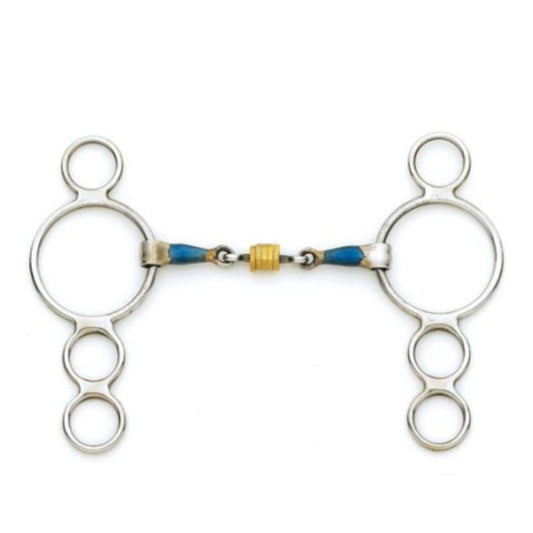 Three Ring Dutch Roller Gag Bit