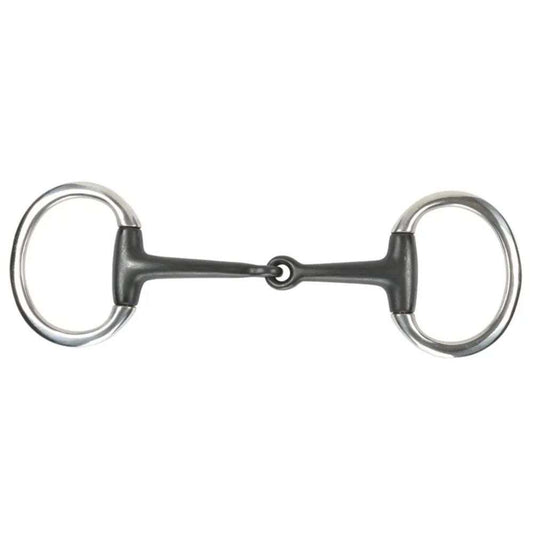 eggbutt black sweet iron bit