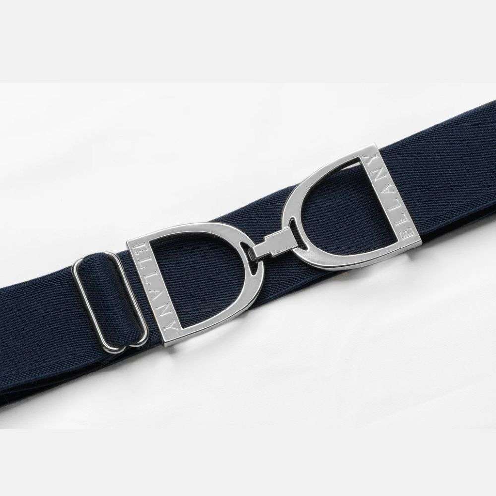ellany silver stirrup navy belt