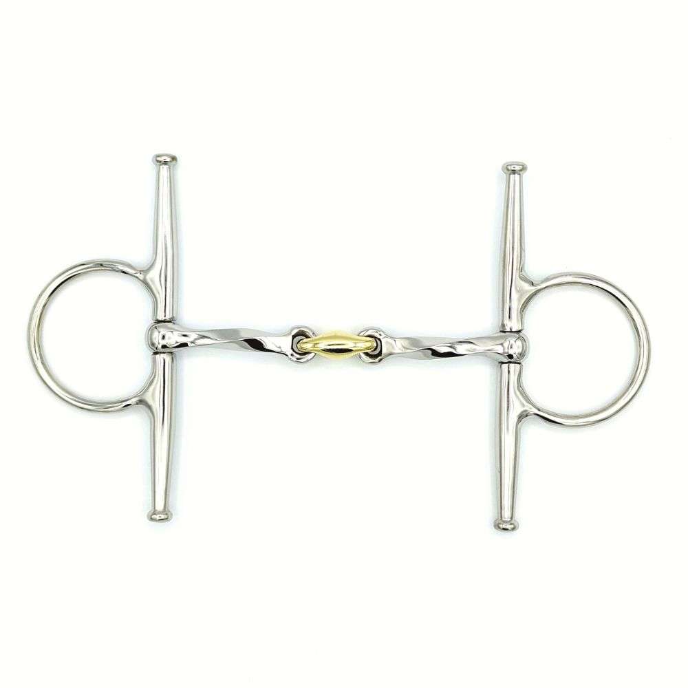 full cheek square twist brass peanut