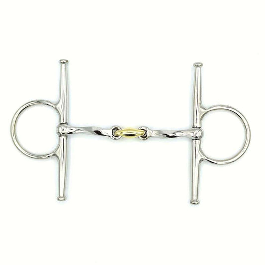 full cheek square twist brass peanut