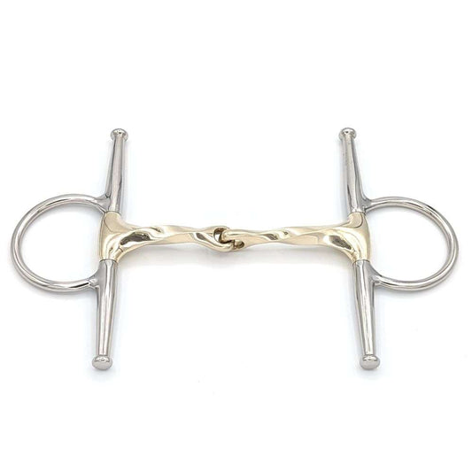 full cheek twisted brass bit