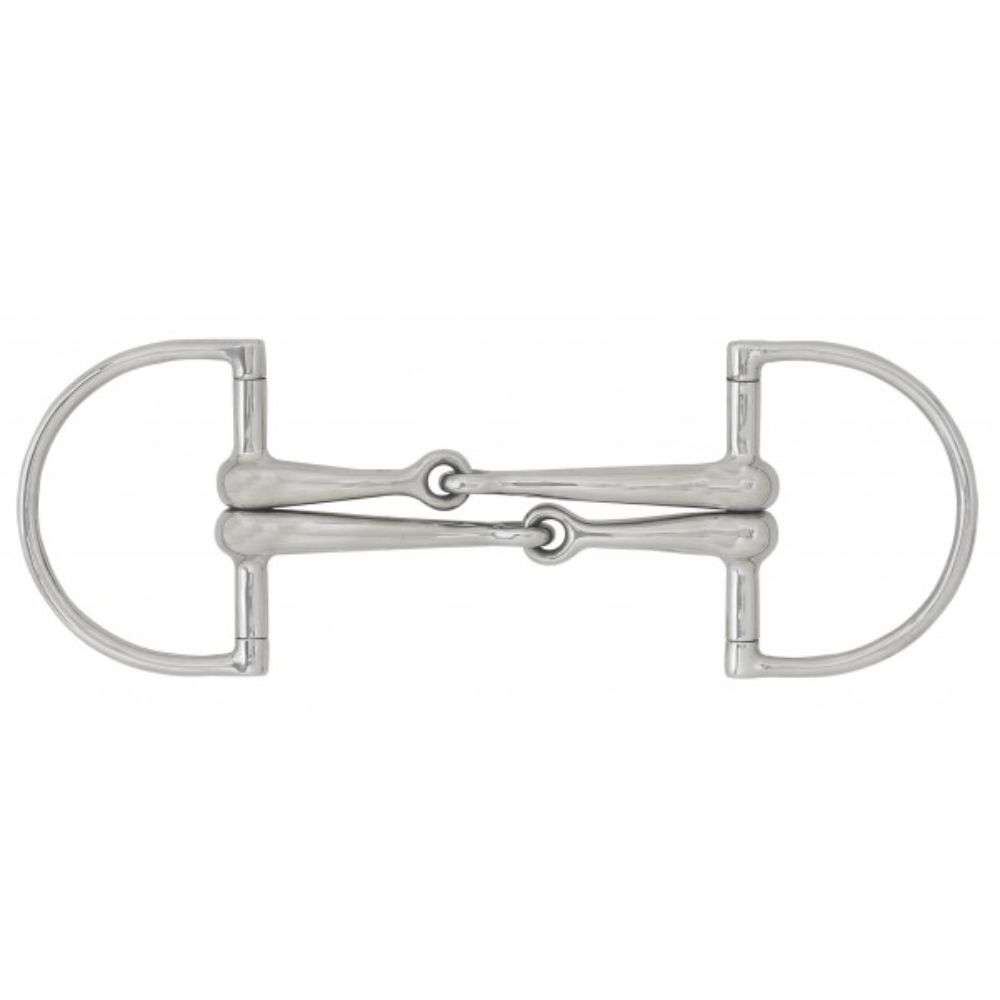 hunter dee offset double snaffle bit