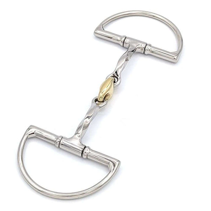 hunter dee square twist brass peanut bit angled view