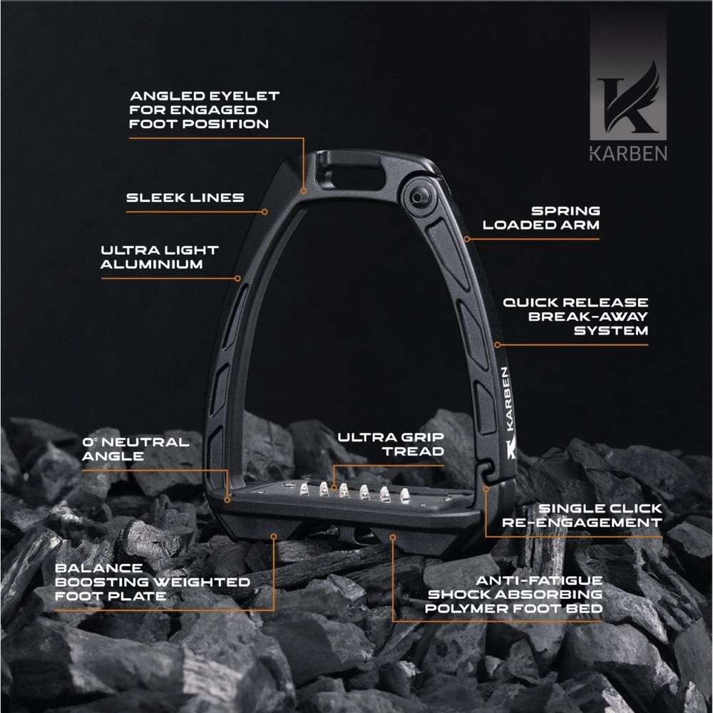 karben ultra grip stirrup features