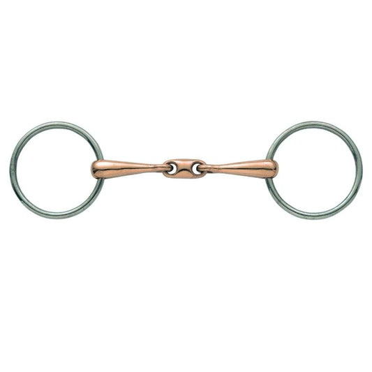 Loose Ring Snaffle w/Copper Peanut 14mm