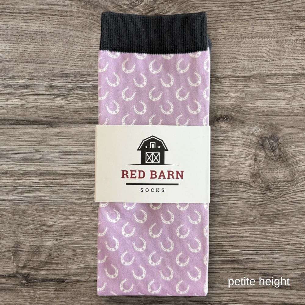 red barn socks lavender luck petite height