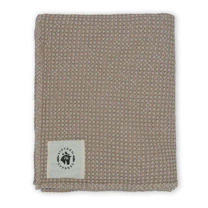 sixteen cypress cotton waffle sand horse drying towel