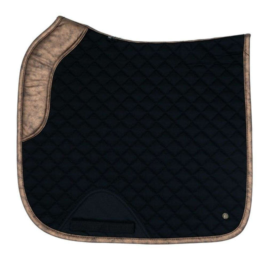 sixteen cypress dressage black and gold pad