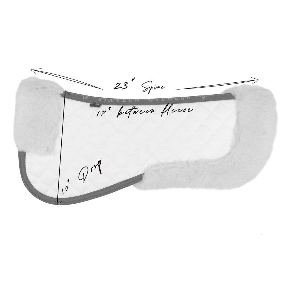 sixteen cypress half pad sizing