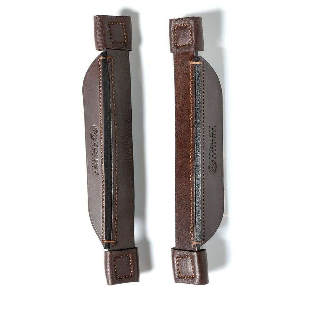 trust leather bridle blinkers brown