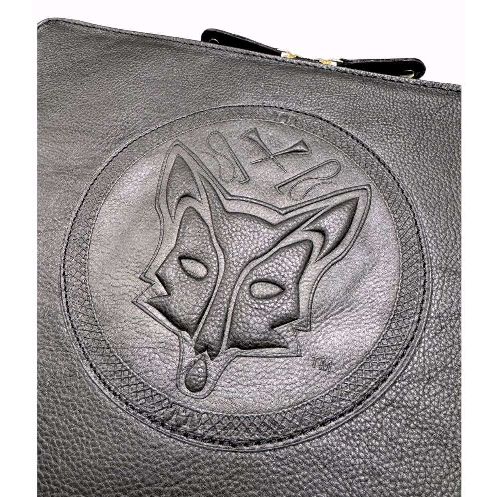 tucker tweed laptop sleeve fox closeup