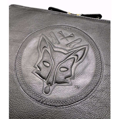 tucker tweed laptop sleeve fox closeup