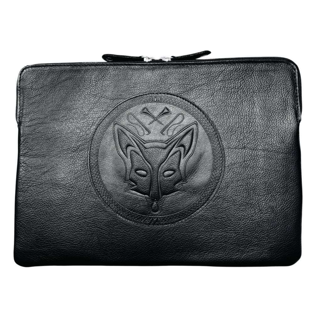 tucker tweed laptop sleeve large fox