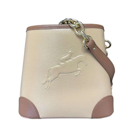 tucker tweed small shetland hunter jumper camel saddle purse