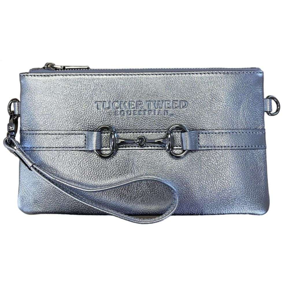 tucker tweed wellington metallic silver