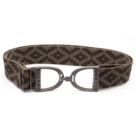 ELLANY 1.5 Copper Stirrup Chocolate Polo Belt