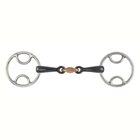 bevel smooth black sweet iron with copper peanut