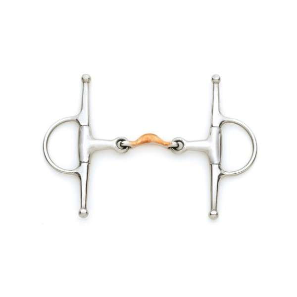 full cheek copper quarter moon snaffle