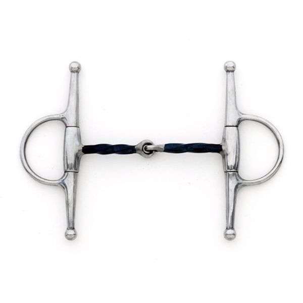 centaur blue alloy eggbutt full cheek slow twist bit