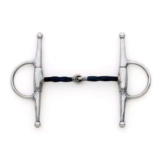 centaur blue alloy eggbutt full cheek slow twist bit