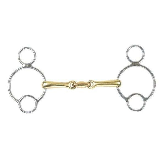 universal gag brass peanut bit