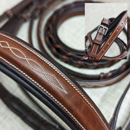 Ovation Carlisle Anatomic Hunter Bridle Detail
