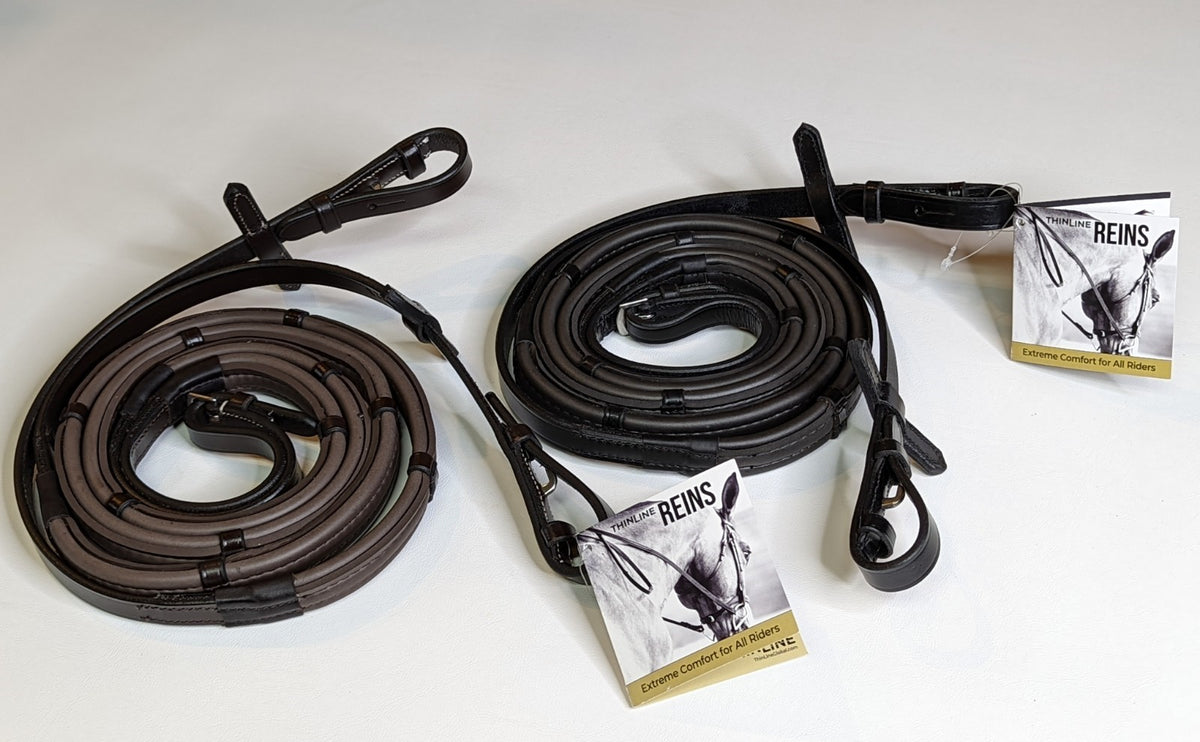 Thinline Reins Thinline English Reins Hand Stops – Equine Outfitters LLC