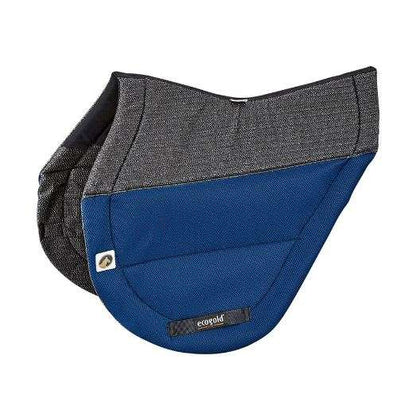 royal blue cross country pad with black non slip top on a white background
