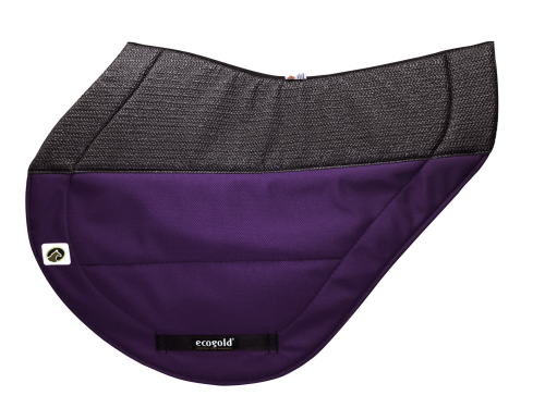 ECOGOLD Secure XC Saddle Pad Purple on a transparent background
