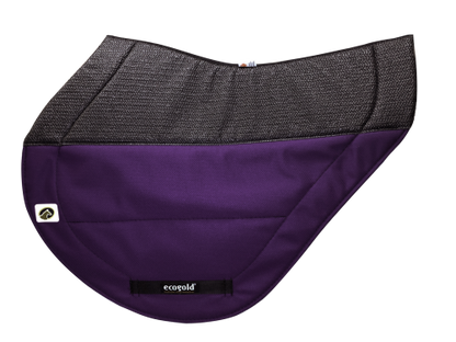 ECOGOLD Secure XC Saddle Pad Purple on a transparent background