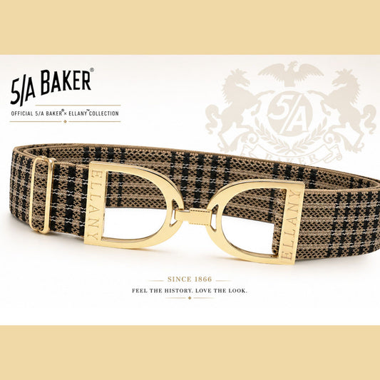 ELLANY 5/A Baker Belt - Gold Buckle