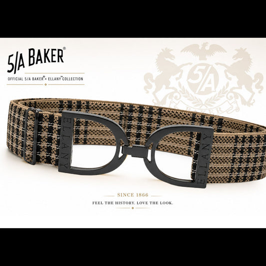 ELLANY 5/A Baker Belt - Matte Black Buckle